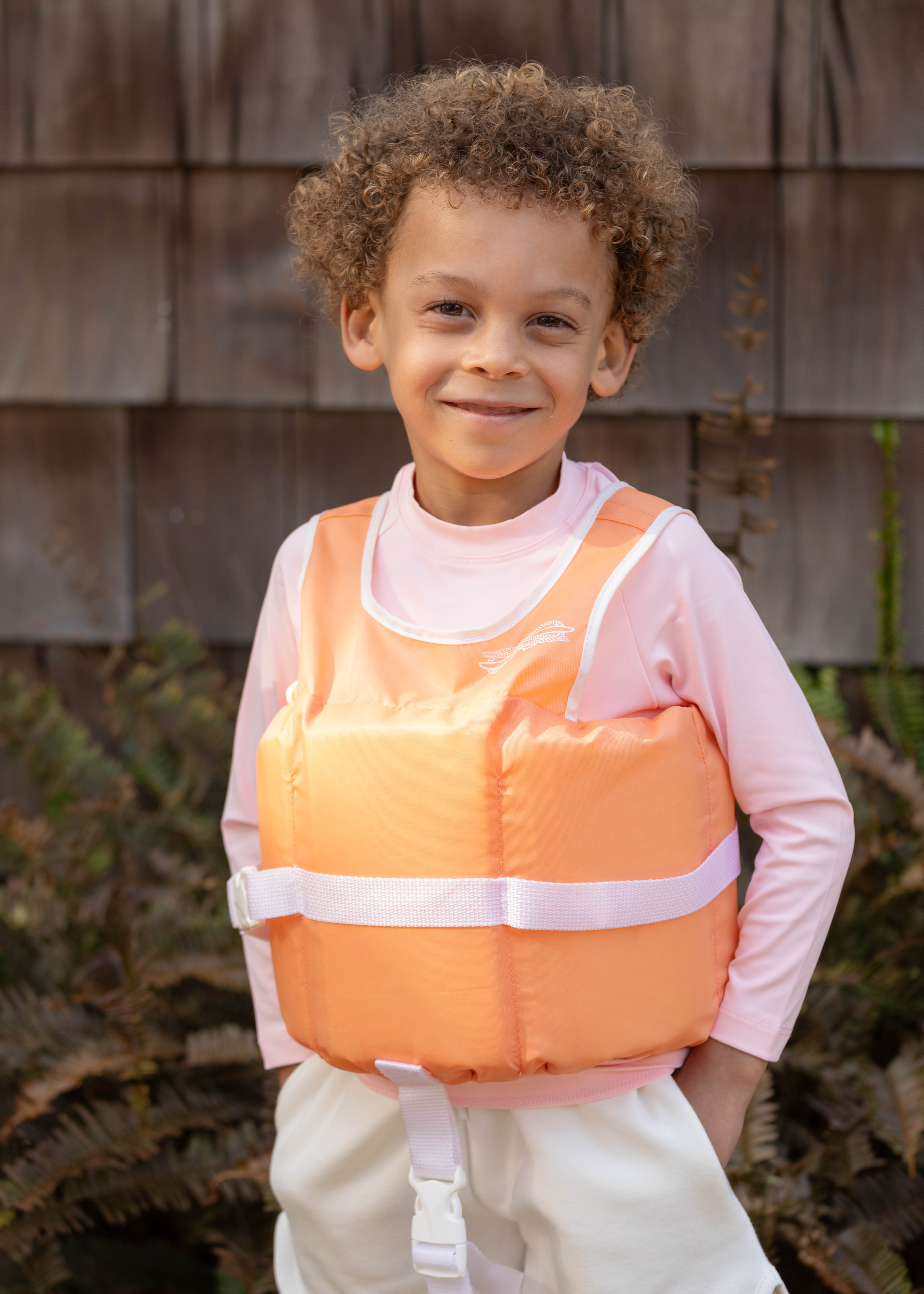 Line + Cleat United States Coast Guard Approved Preppy Children's Life Jacket Life Vest PFD Infant 30-50lb lbs Pink kids toddler classic style