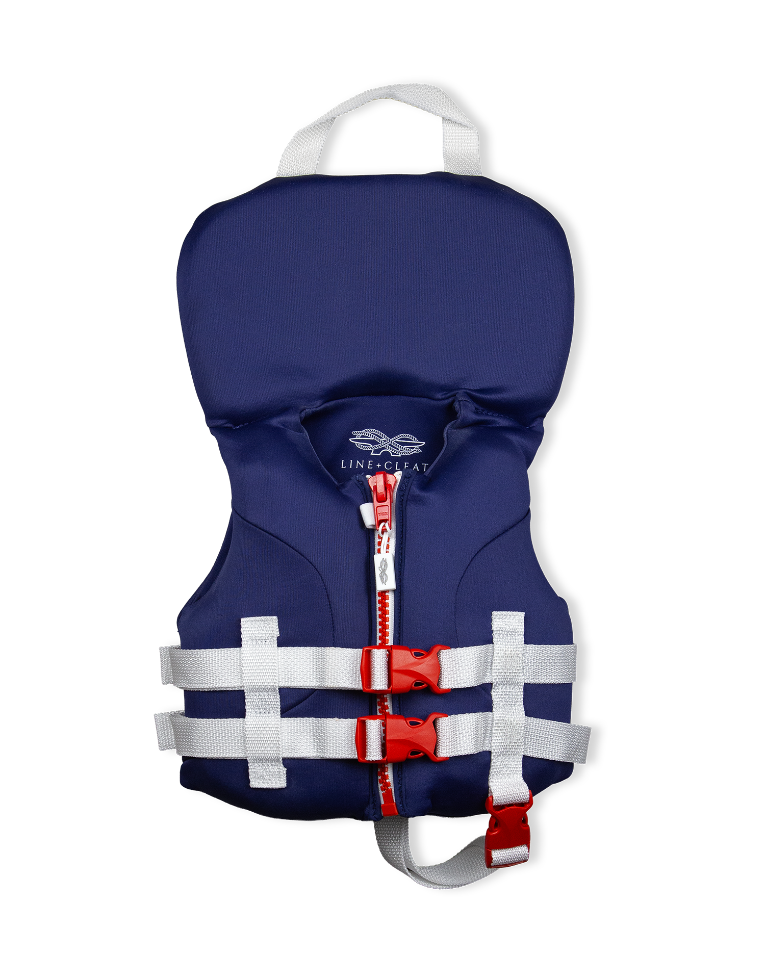 Line + Cleat United States Coast Guard Aproved Preppy Children's Life Jacket Life Vest PFD Infant 0-30 lbs Navy kids toddler classic