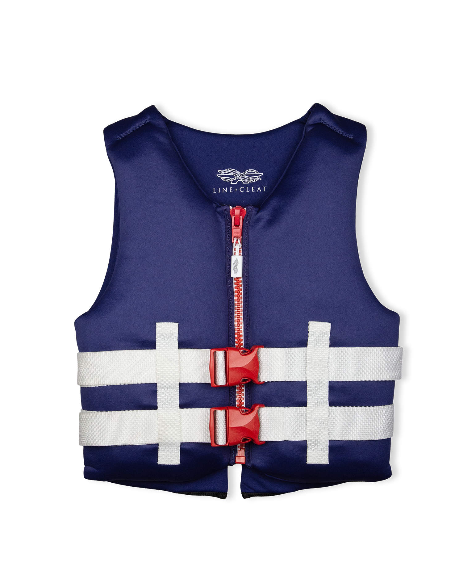 Line & Cleat United States Coast Guard Approved Stylish Children's Life Jacket PFD life vest Child 50-90 lbs Navy Youth Kids