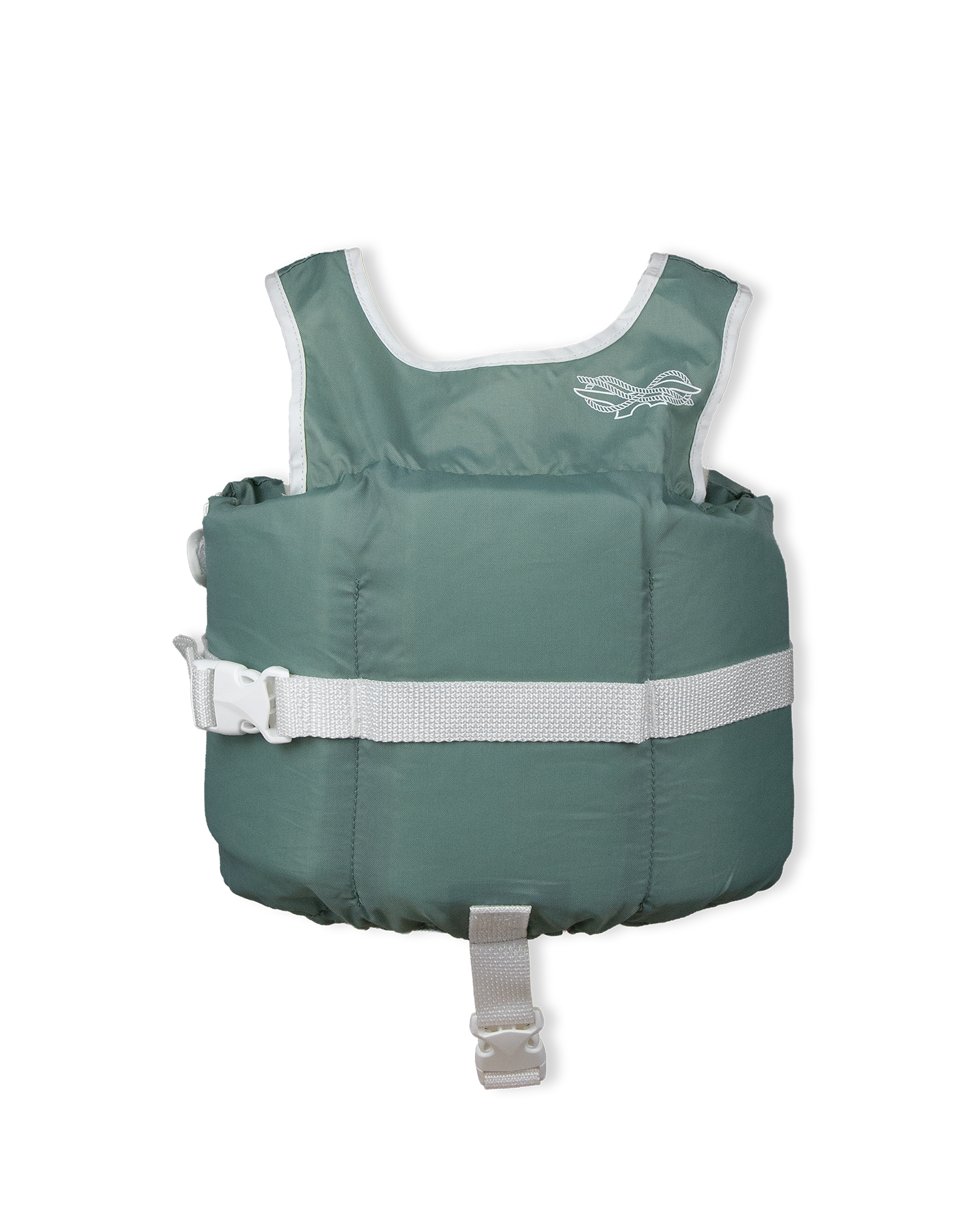 Line + Cleat United States Coast Guard Approved Preppy Children's Life Jacket Life Vest PFD Infant 30-50lb lbs Green kids toddler classic style