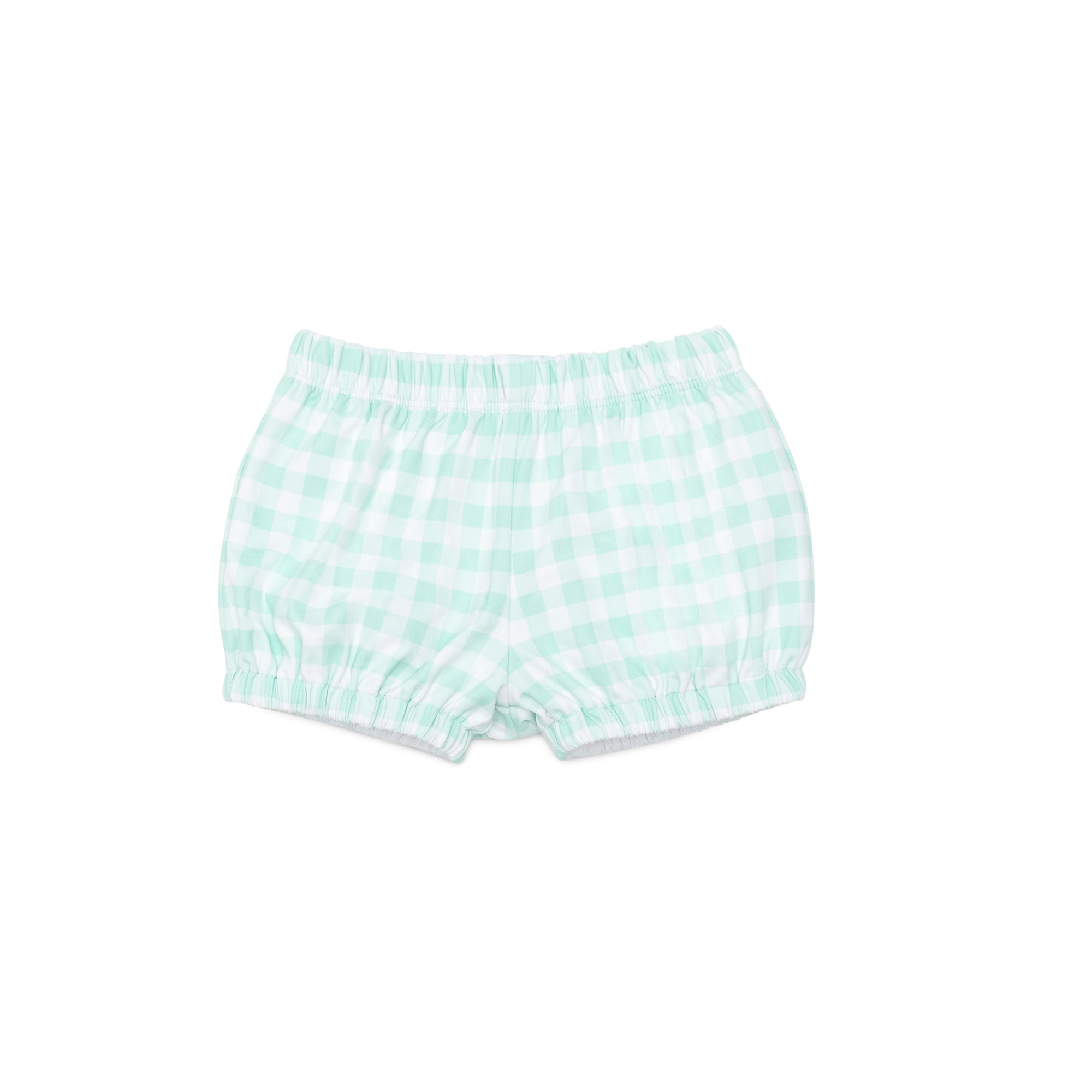 Swim Shorties in Harbour Breeze Gingham