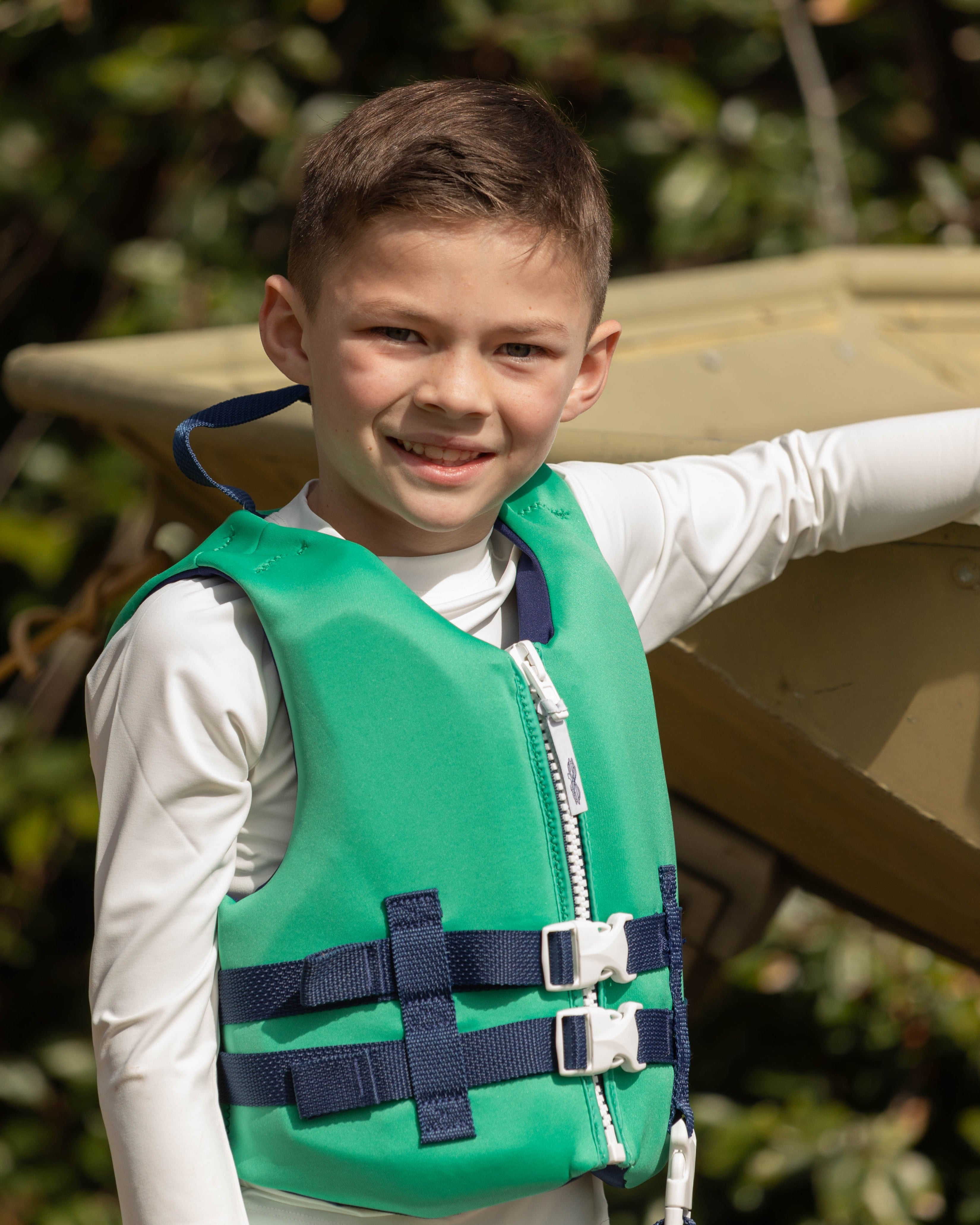 Line + Cleat United States Coast Guard Approved Preppy Children's Life Jacket Life Vest PFD Infant 30-50 lbs Navy kids toddler classic